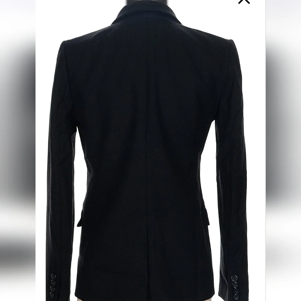 J. Crew Wool Regent Blzer Sz 2 Black - Picture 4 of 7